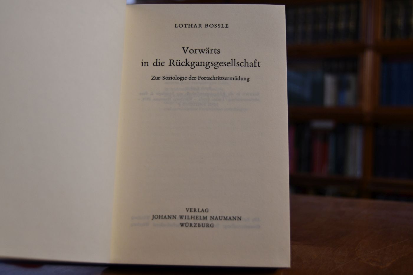 Vorwärts in die Rückgangsgesellschaft. Zur Soziologie der Fortschrittsermüdung.