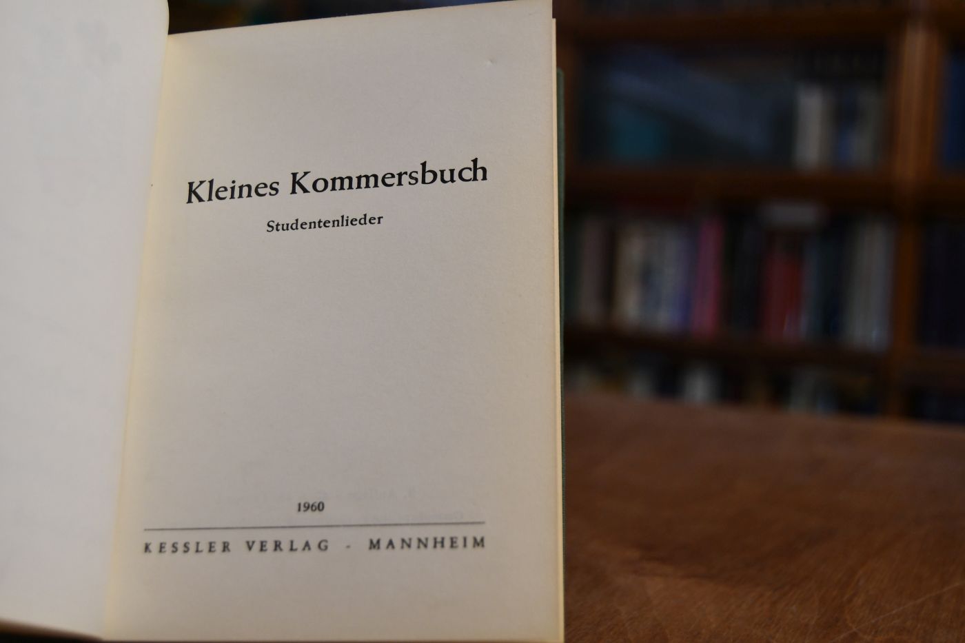 Kleines Kommersbuch.