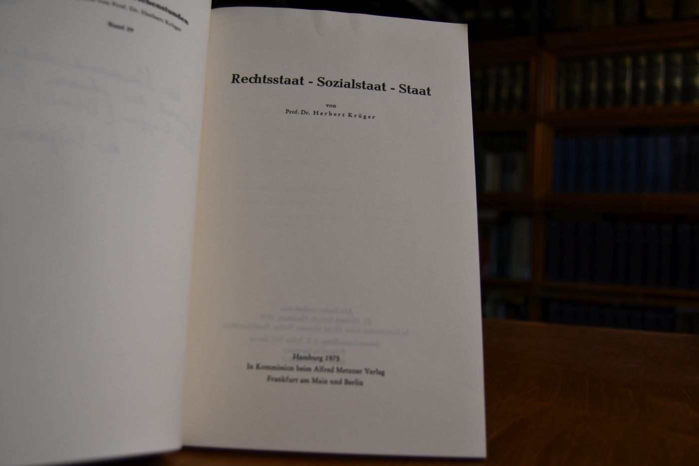 Rechtsstaat - Sozialstaat - Staat.