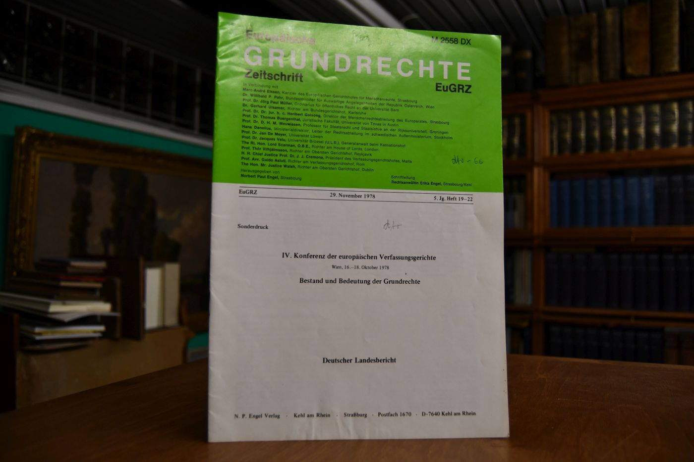 Bestand und Bedeutung der Grundrechte in der Bundesrepublik Deutschland.