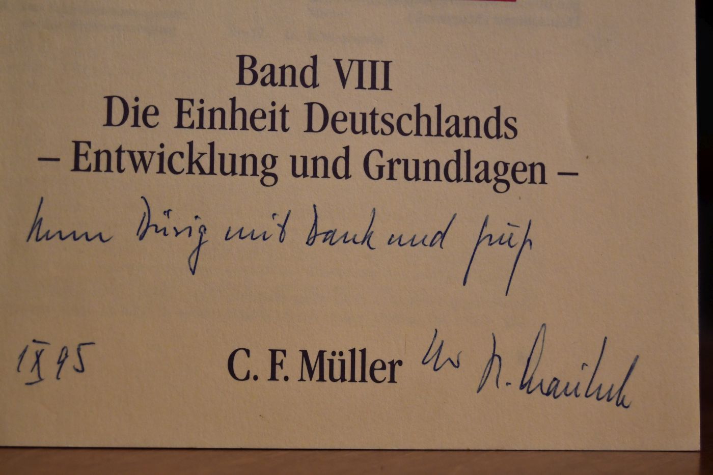 Wiedervereinigung in Selbstbestimmung -Recht, Realität, Legitimation.
