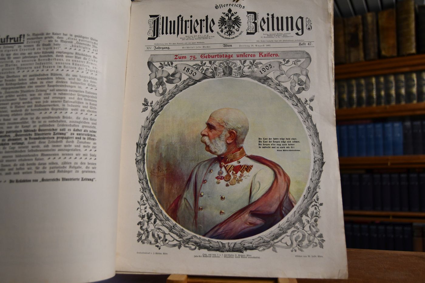Österreichs Illustrierte Zeitung. XIV. Jahrgang, Heft 47, 18. August 1905.