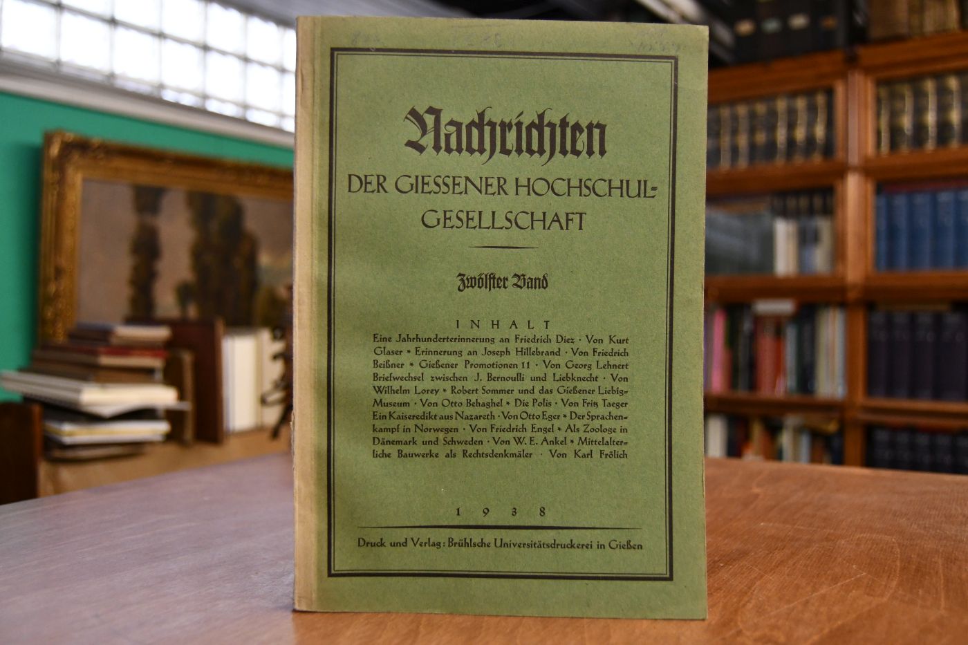 Nachrichten der Gießener Hochschulgesellschaft. 12. Band.