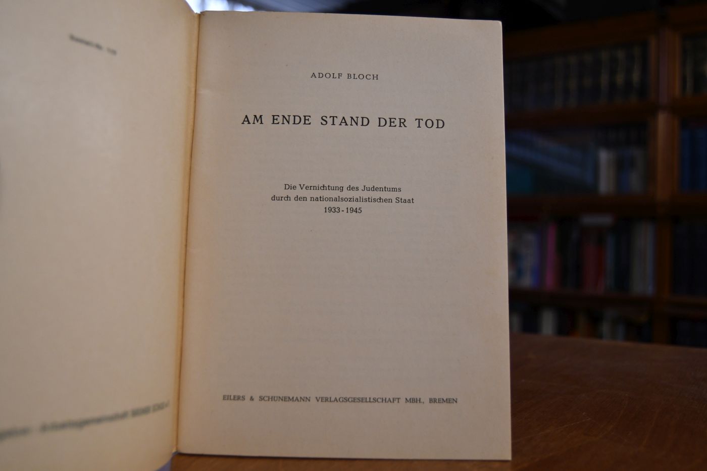 Am Ende stand der Tod.