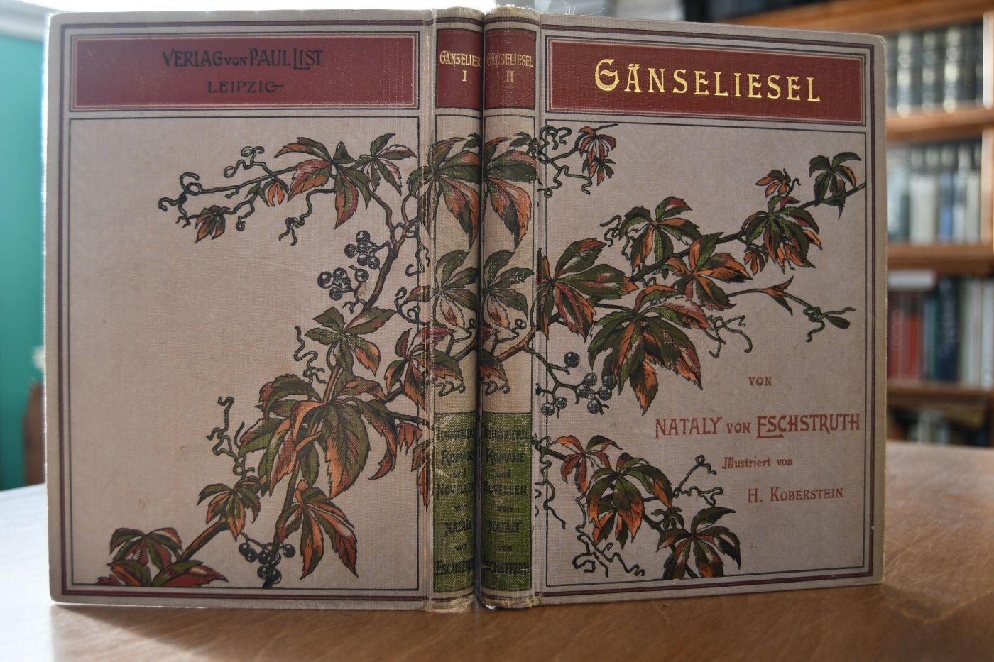 Gänseliesel. Roman. Mit Illustrationen von G.Koberstein. 2 Bde. (komplett).