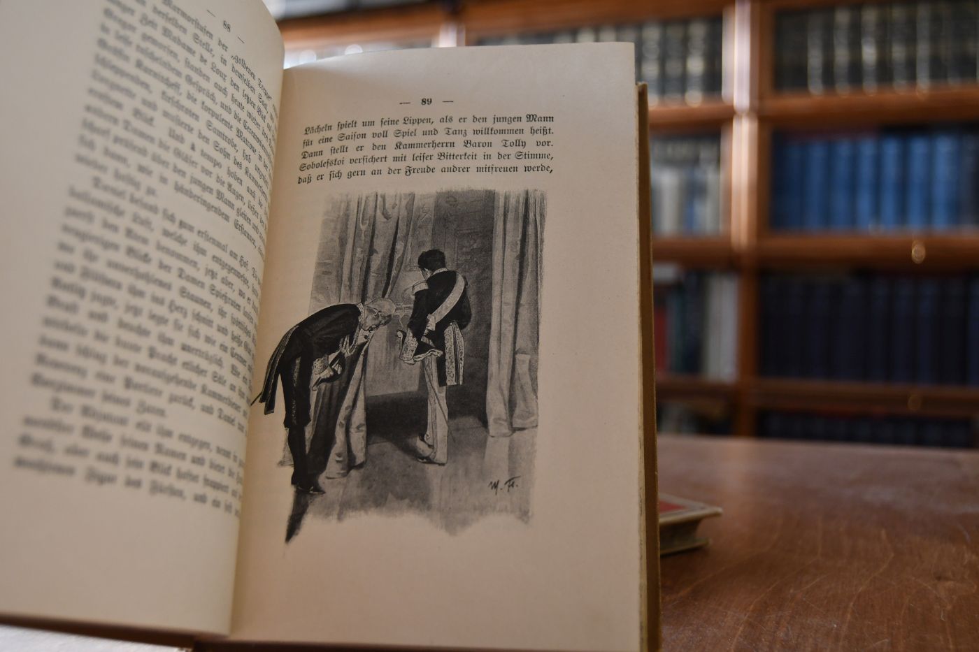 Hofluft. Roman. Mit Illustrationen von M. Flashar. 2 Bde. (komplett).