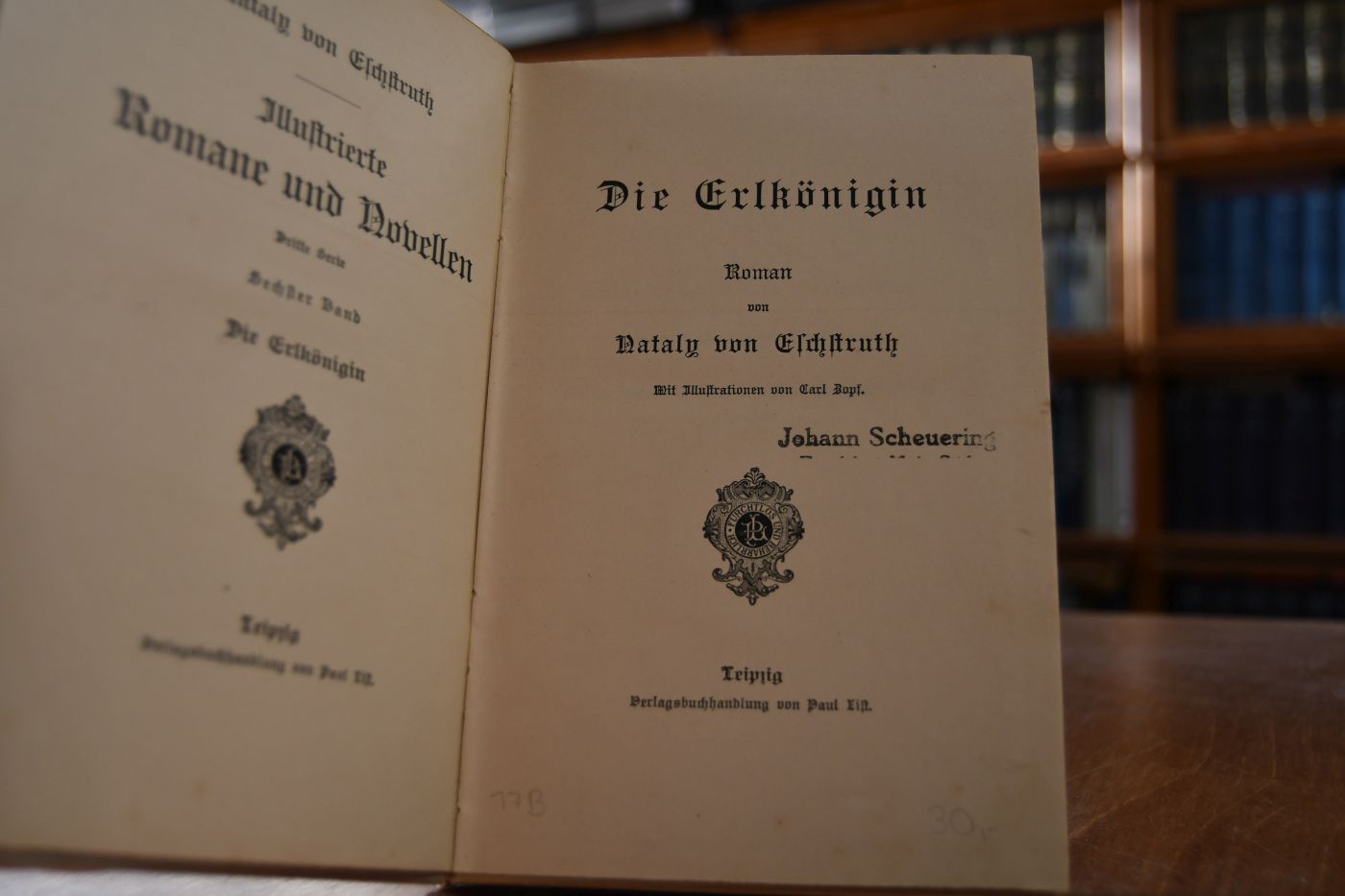 Die Erlkönigin. Roman. Mit Illustrationen von Carl Zopf.