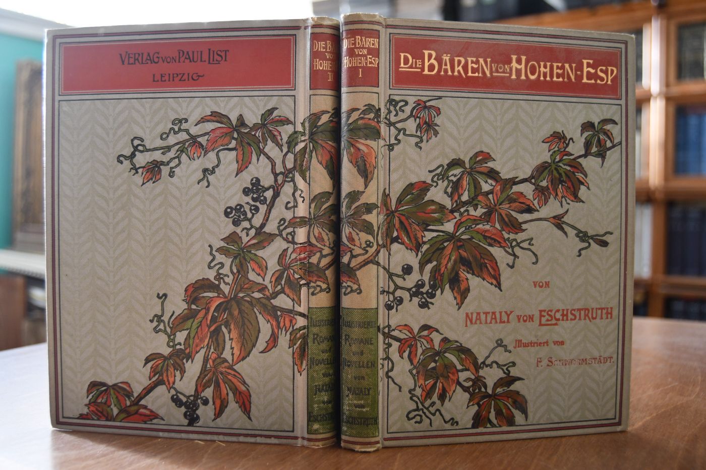 Die Bären von Hohen-Esp. Roman. Mit Illustrationen von F. Schwormstädt. 2 Bde. (komplett).