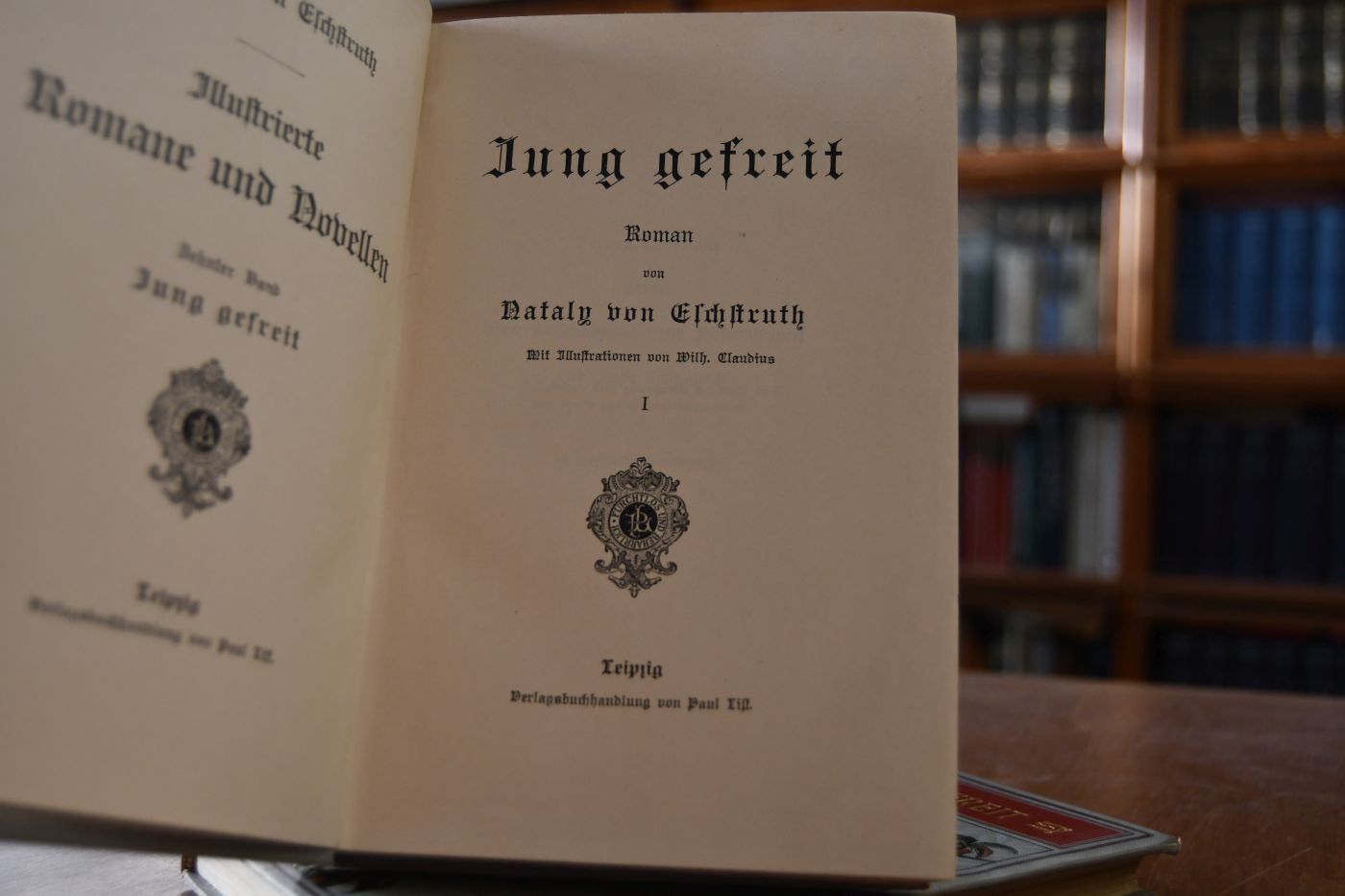 Die Bären von Hohen-Esp. Roman. Mit Illustrationen von F. Schwormstädt. 2 Bde. (komplett).