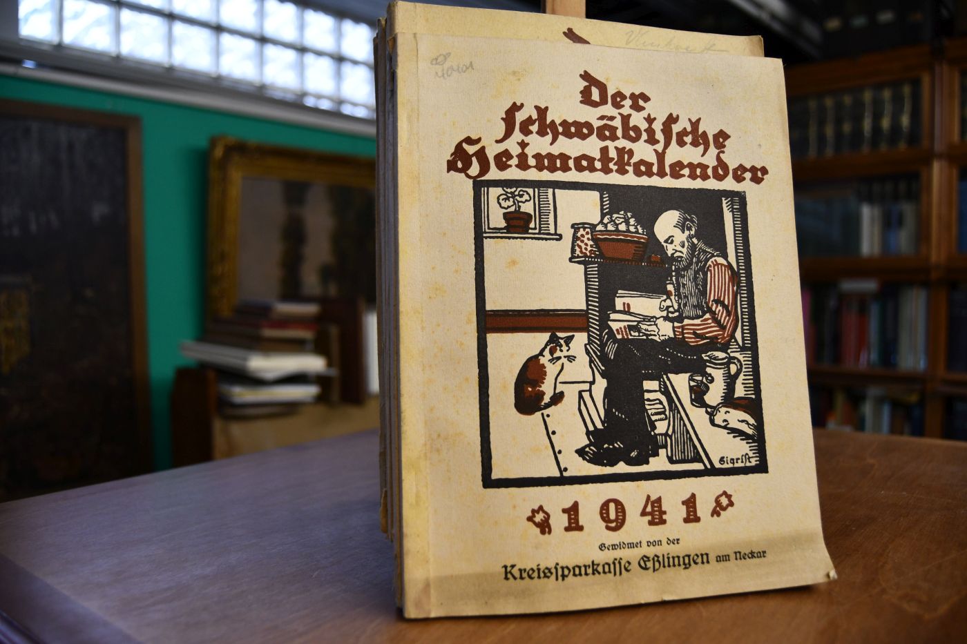 Der schwäbische Heimatkalender 1929, 1930, 1935, 1938-1941.