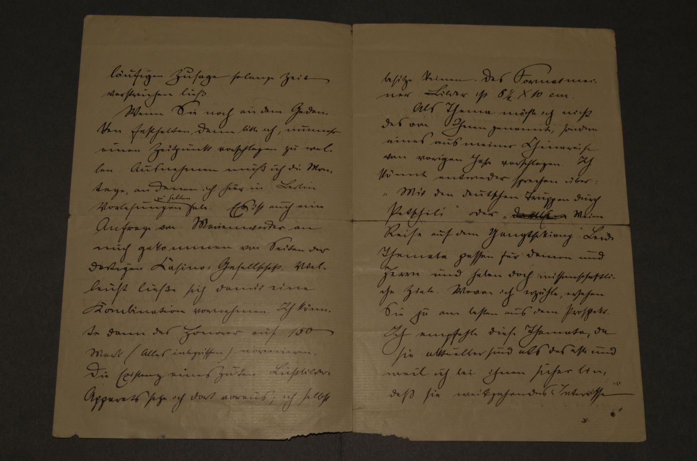 3 Briefe des Geographen und Forschungsreisenden Georg Wegener (1863-1939) an den Danziger Lehrer und Botaniker Konrad Lakowitz vom 8. Dezember 1901, 2. November 1909 und 26. März 1920.