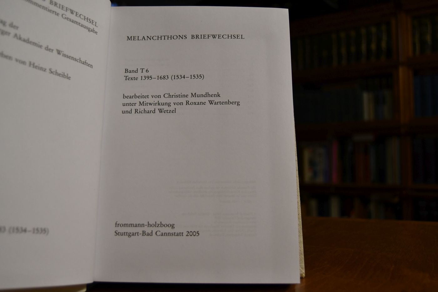 Melanchthons Briefwechsel. Band T 6 Texte 1395-1683 (1534-1535).