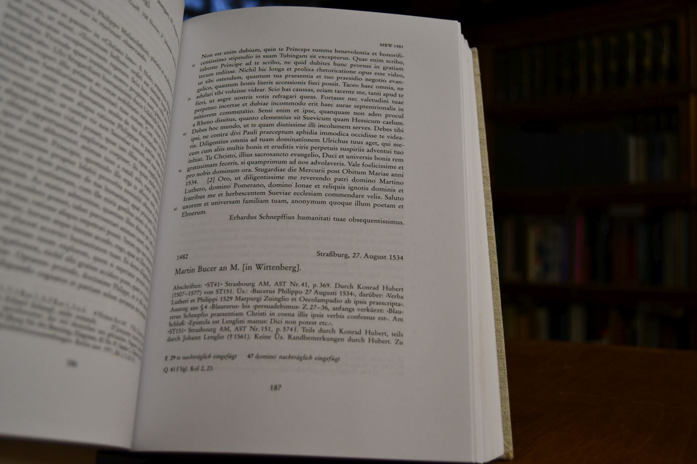 Melanchthons Briefwechsel. Band T 6 Texte 1395-1683 (1534-1535).