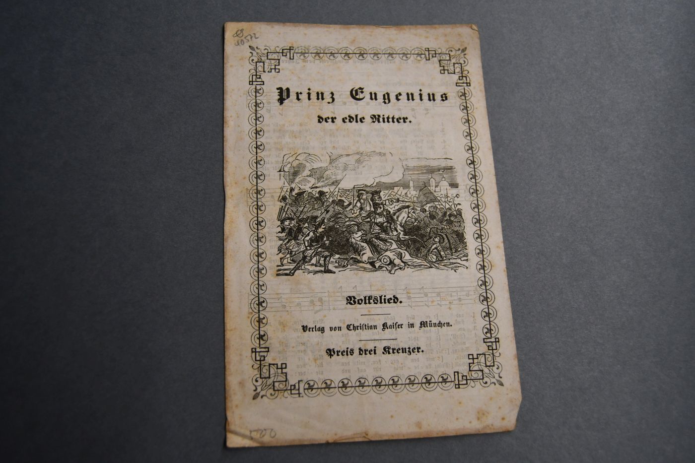 Prinz Eugenius der edle Ritter. Volkslied.