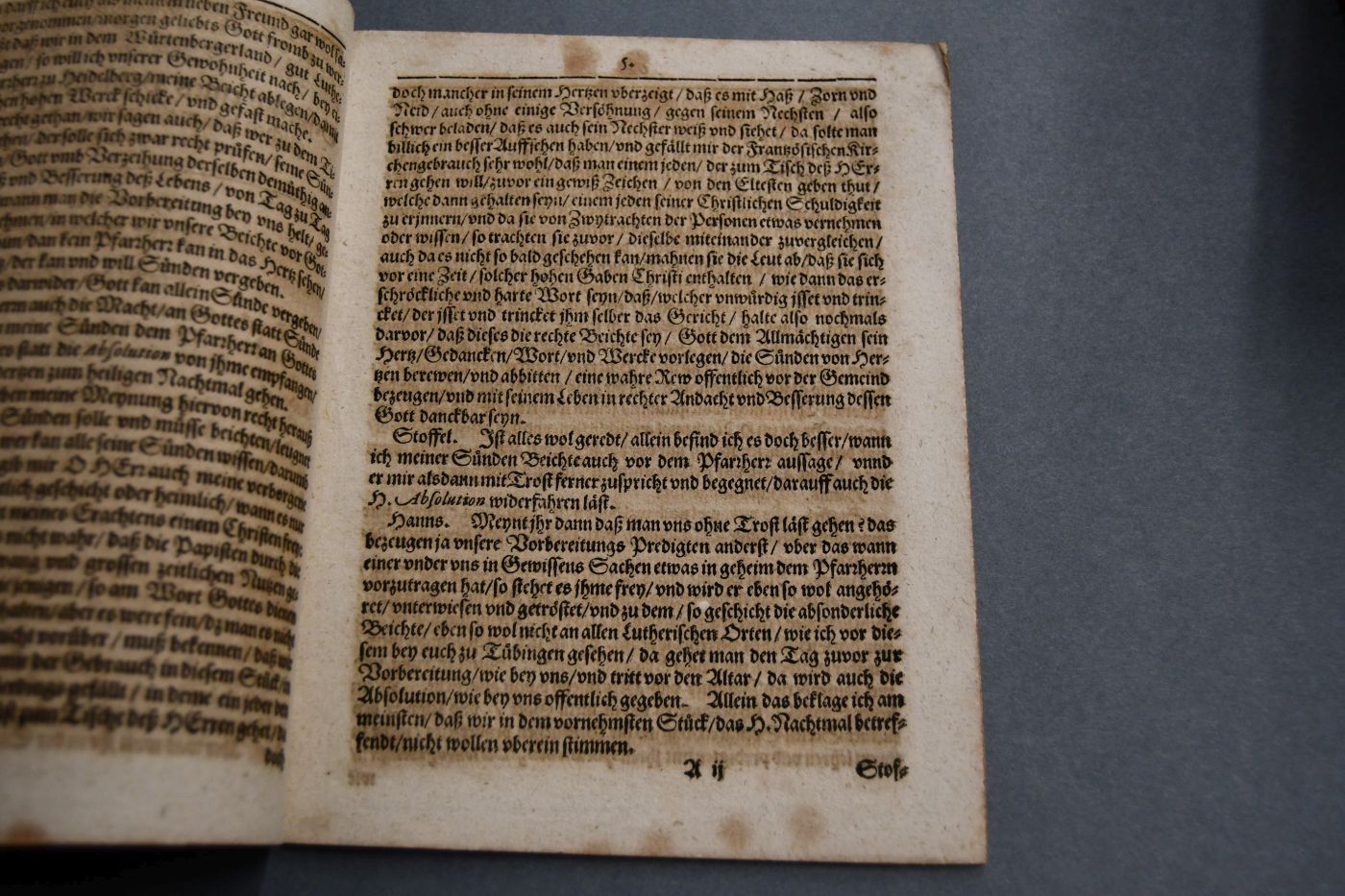 Kurtzes und einfältiges Gespräch/ Eines Pfältzischen und Würtenbergischen unpassionirten Underthanen wegen Vereinigung beyder Evangelischen Religionen, Sambt Inbrünstigem treweiferigem Wunsch unnd Gebett/ daß der grosse Gott/ den Durchleuchtigsten Hochgebornen Fürsten und Herrn/ Herrn Carl Ludwig Pfaltzgraffen bey Rhein ... und ... Herrn Eberhardt/ Hertzogen zu Würtenberg und Teck ... wolle Hertz/ Muth und Sinn/ zu diesem Hoch-Nothwendigen Christlichen und löblichen Werck/ stärcken und regieren/ daß wie sie löblich angefangen/ solches auch zu Gottes Ehren hinauß führen/ daß es zu Auffnemmen der Evangelischen Kirchen möge gereichen und außschlagen