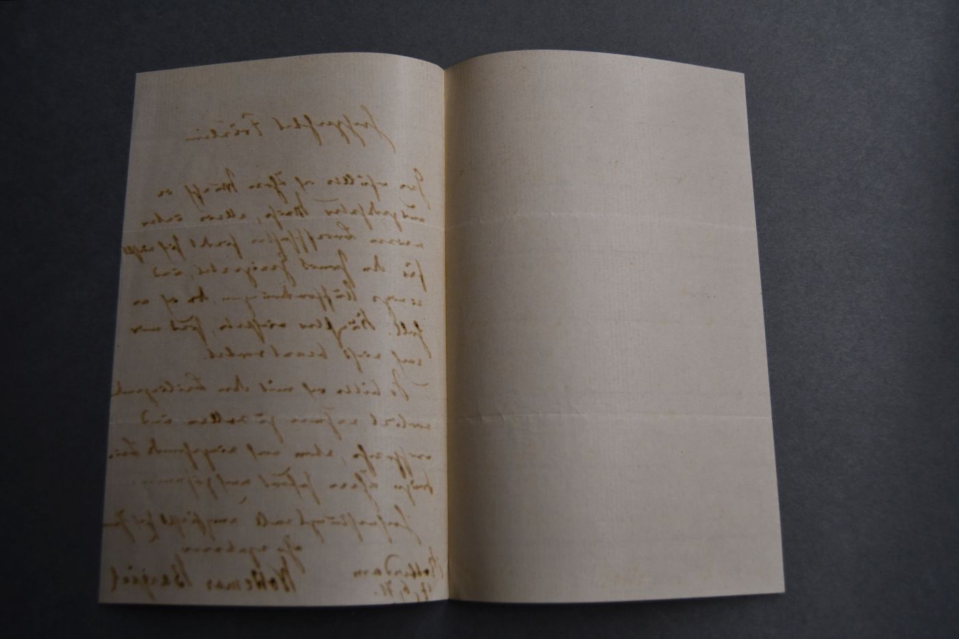 Einseitiger Brief des Komponisten, Sängers und Halbbruders von Clara Schumann, Woldemar Bargiel (1828-1897) an ein unbekanntes Fräulein vom 17. Juni 1871.
