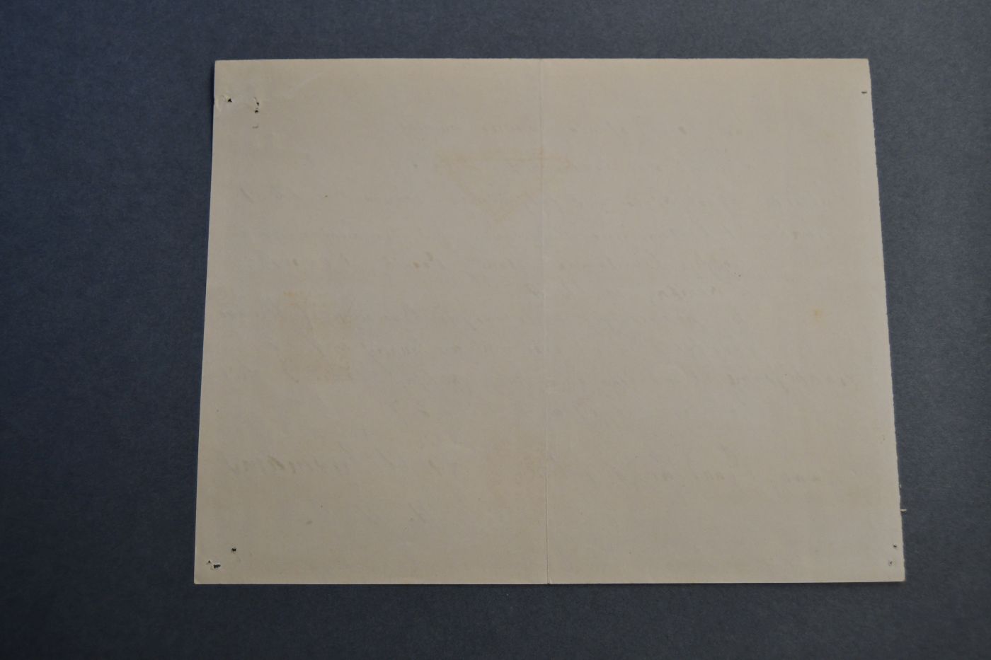 Handschriftlicher Vorlesungsaushang des deutschen Pathologen Hans Conrad Carl Theodor Ackermann (1825-1896).