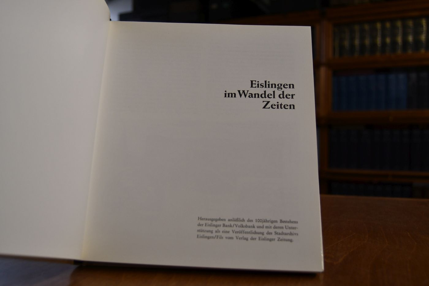 Eislingen im Wandel der Zeiten.