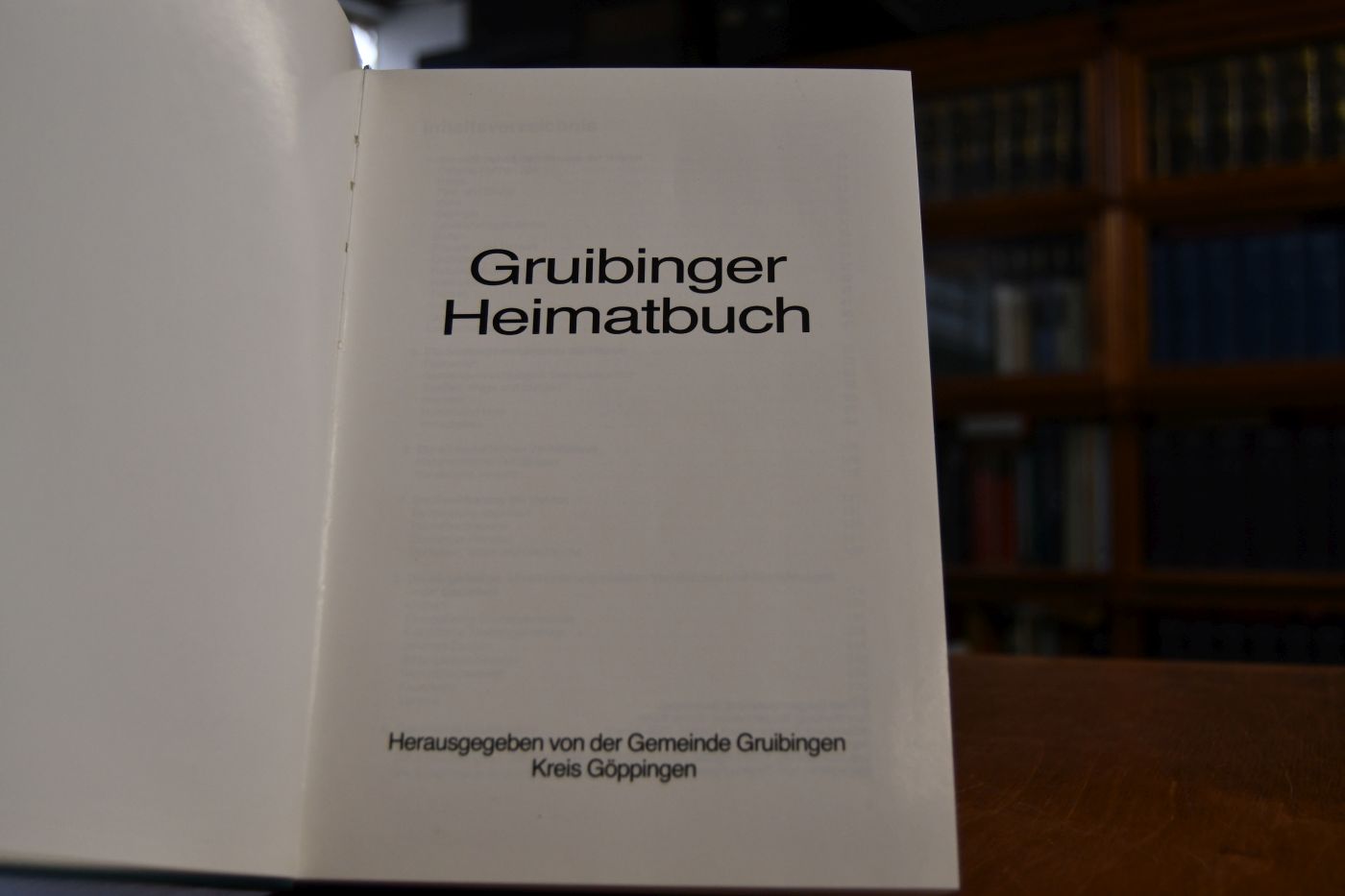 Gruibinger Heimatbuch