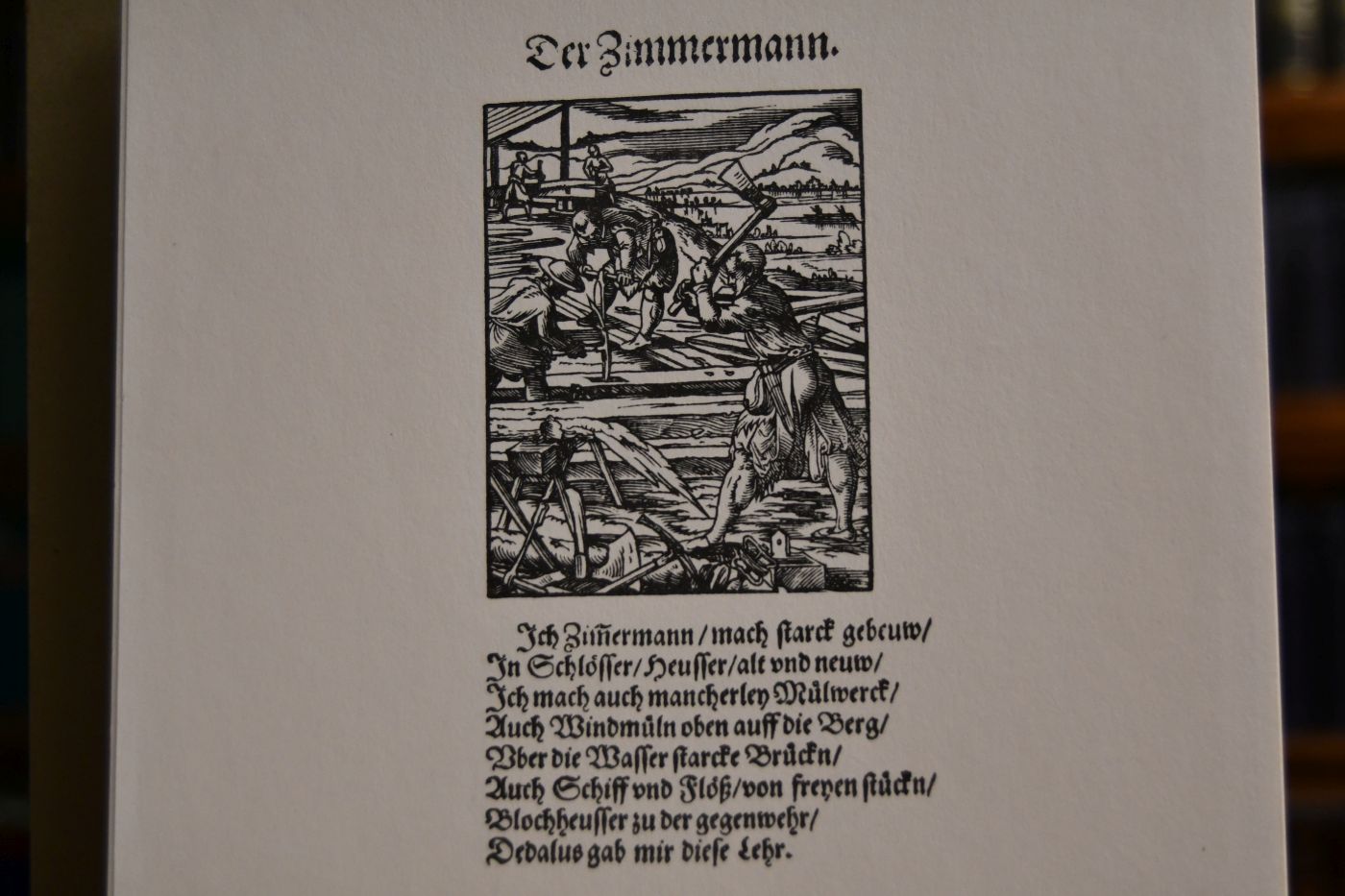 Die Stände. Faksimile-Wiedergabe aus dem "Ständebuch" von 1568.
