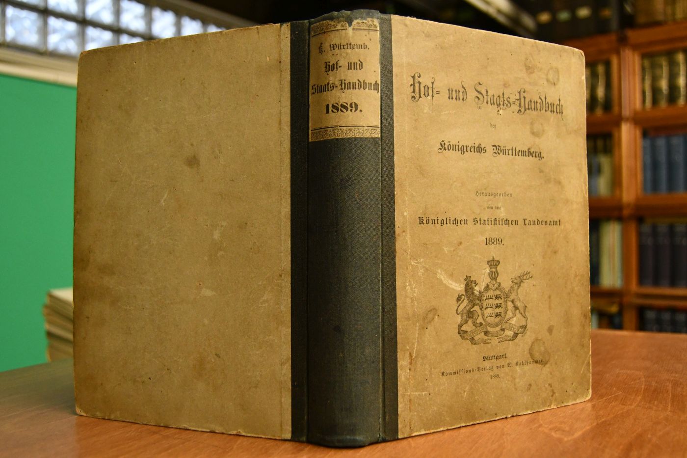 Hof- und Staats-Handbuch des Königreichs Württemberg. Herausgegeben von dem Königlichen Statistischen Landesamt 1889.