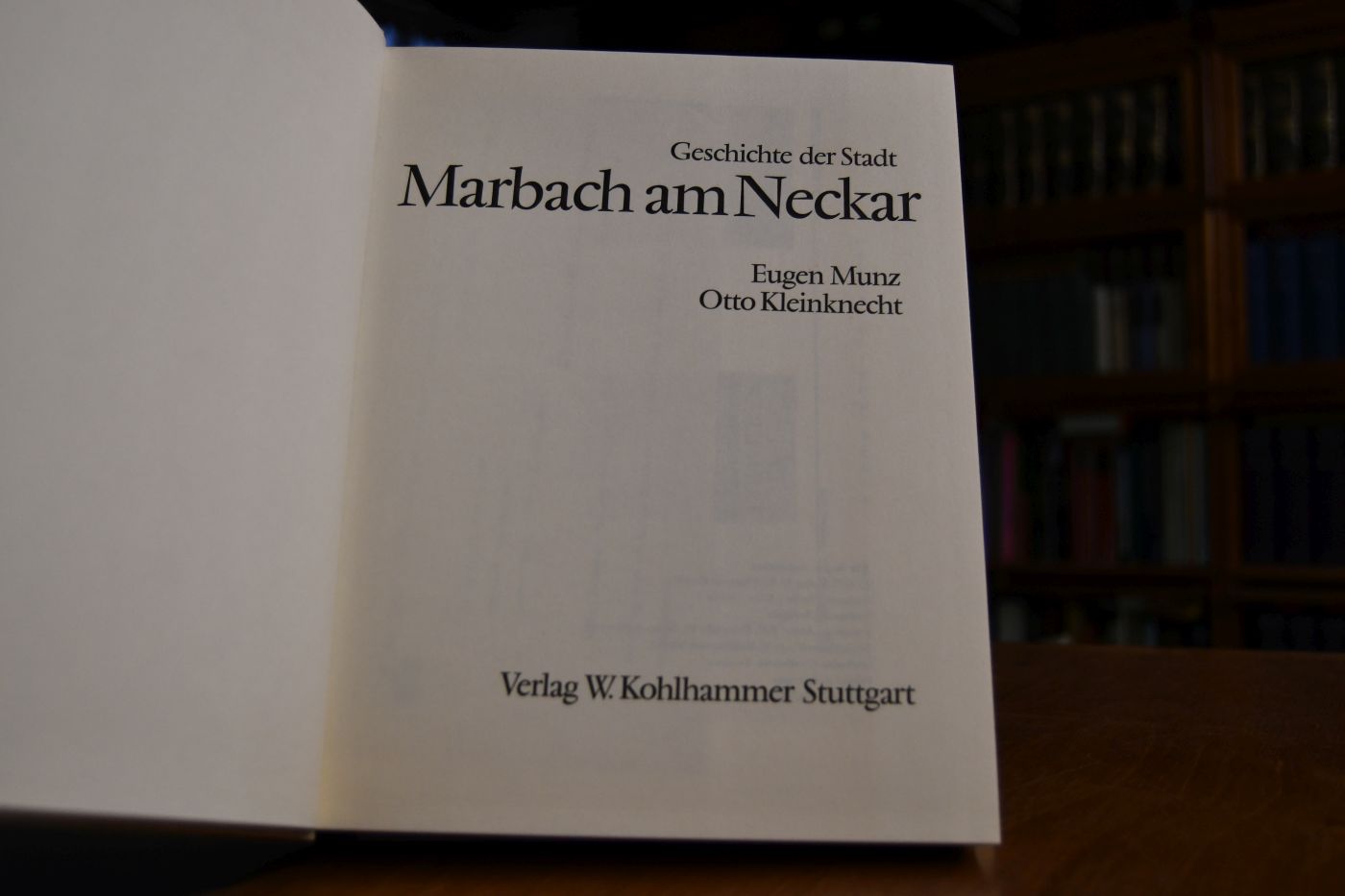 Geschichte der Stadt Marbach am Neckar.