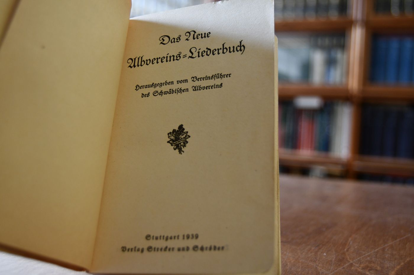 Das Neue Albvereins-Liederbuch.