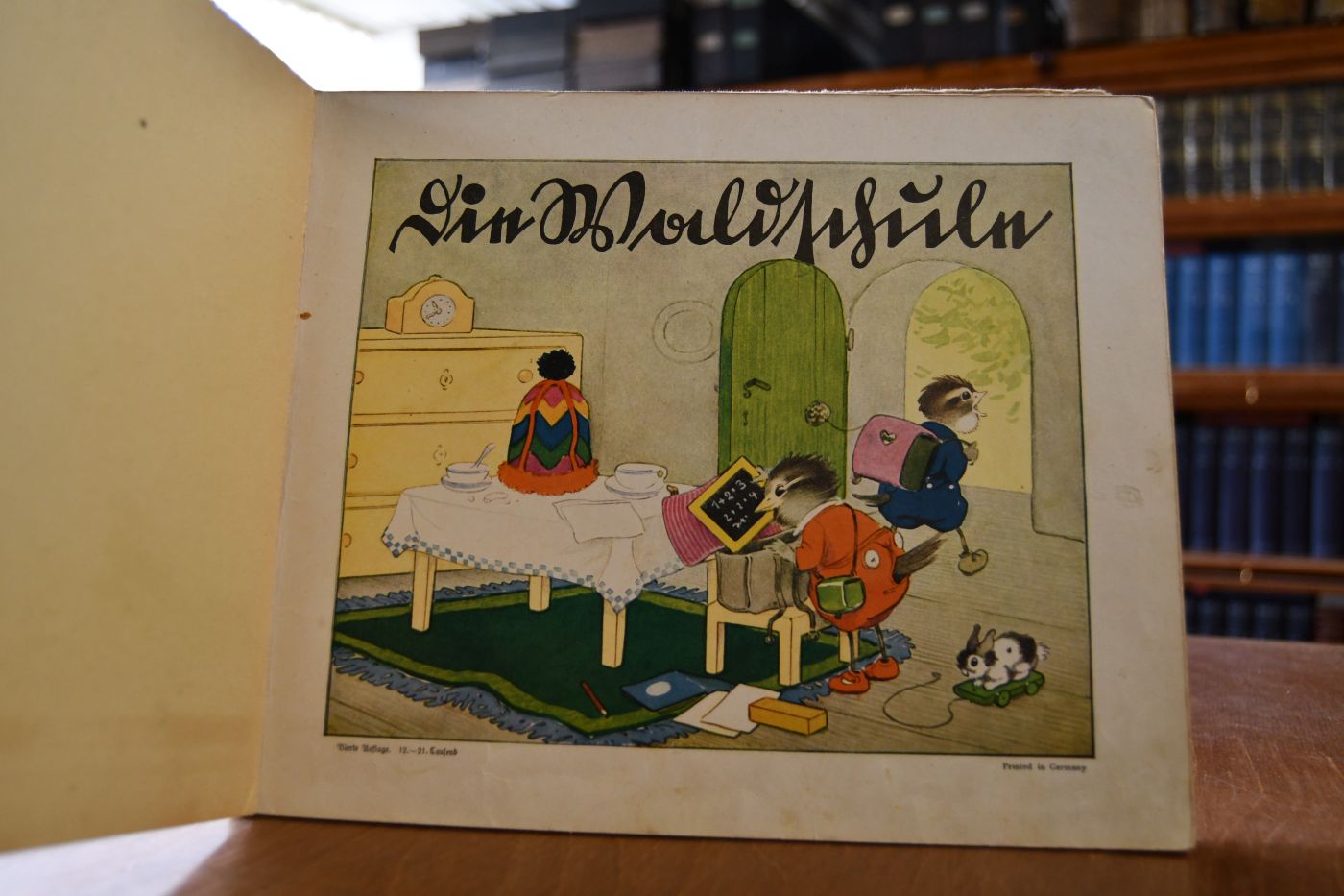 Die Waldschule. Ein lustiges Bilderbuch.