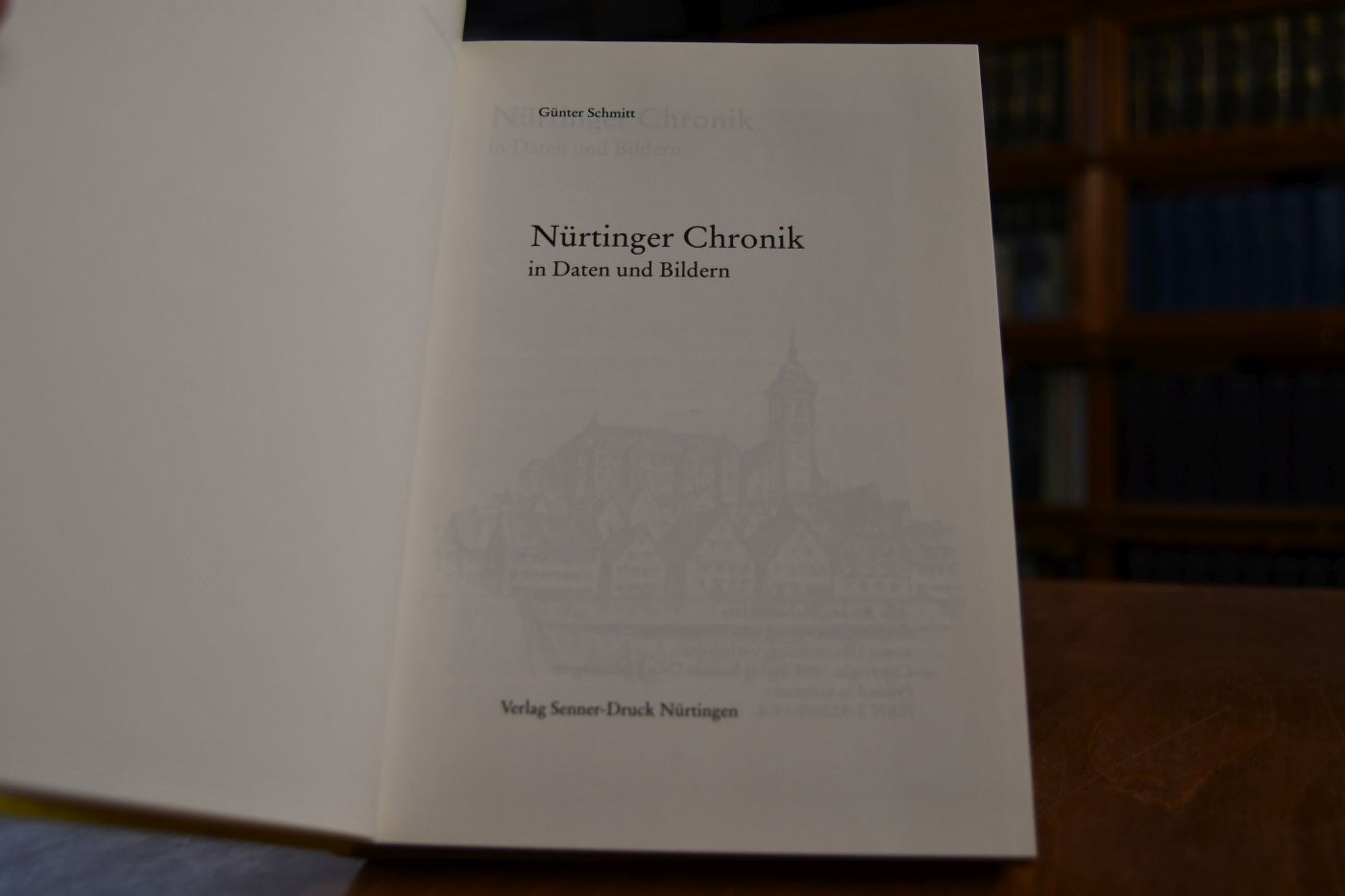 Nürtinger Chronik in Daten und Bildern.