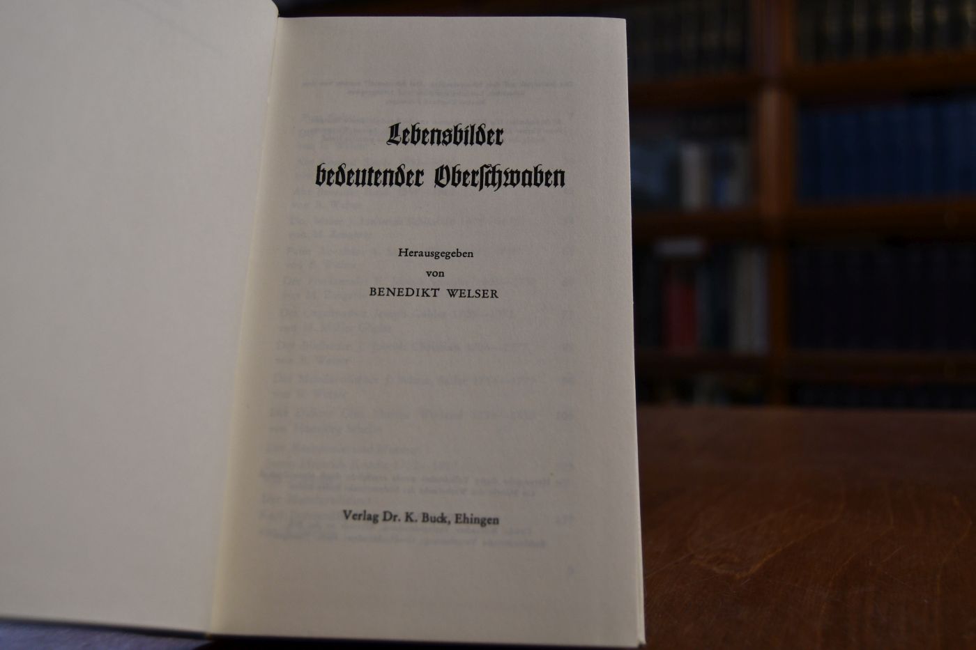 Lebensbilder bedeutender Oberschwaben.