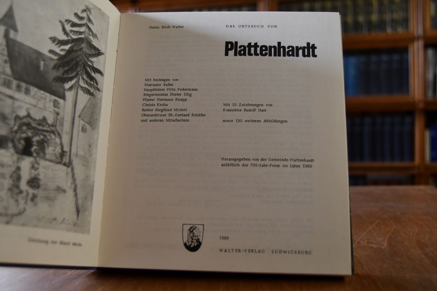 Das Ortsbuch von Plattenhardt.