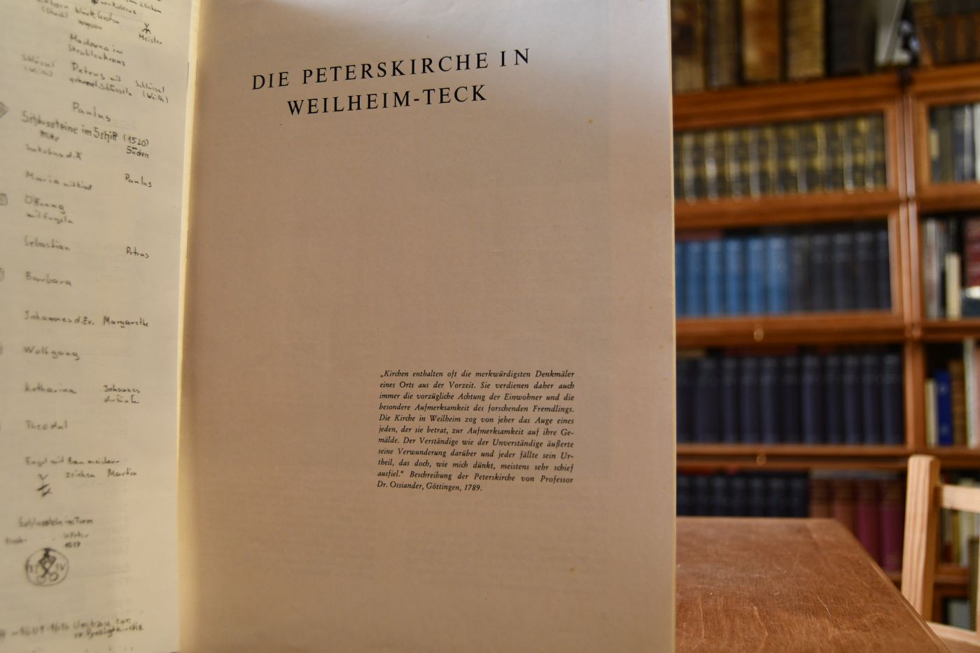Die Peterskirche in Weilheim-Teck.