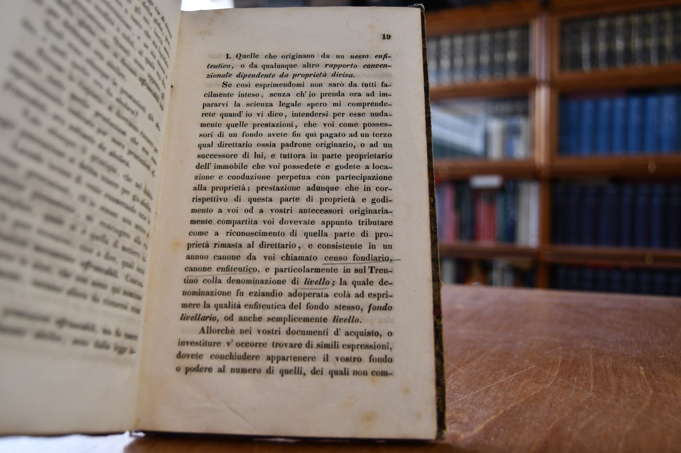 Cenni del Dottor Hasslwanter sulla legge 17 agosto 1849 relativa allo svincolamento della gleba nel Tirolo ne Vorarlberg.