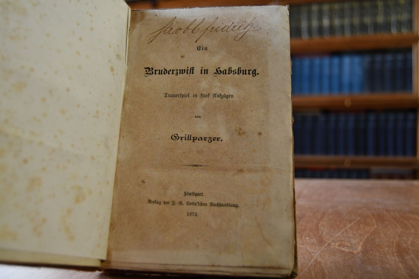 Ein Bruderzwist in Habsburg. Trauerspiel in fünf Aufzügen.