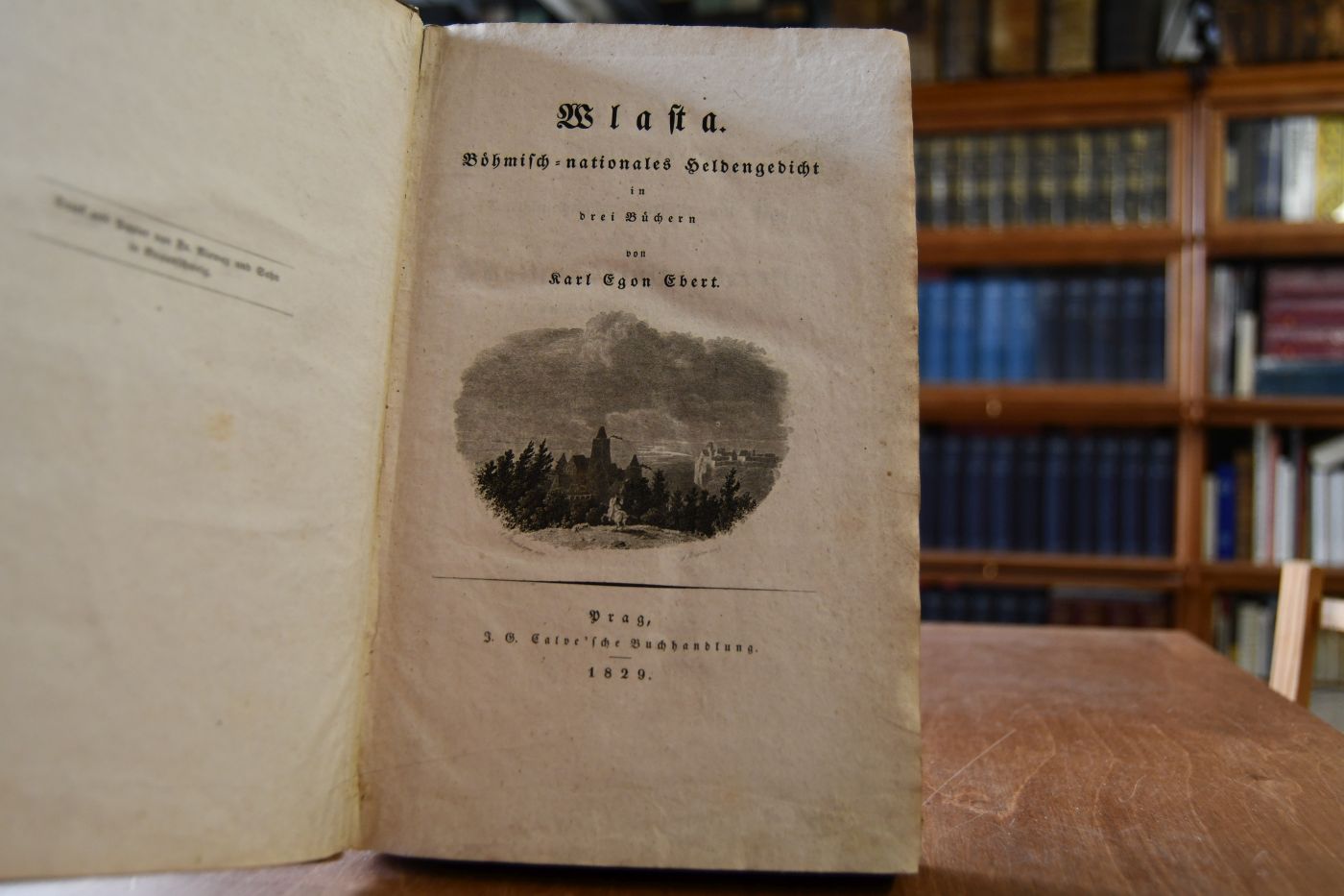 Wlasta. Böhmisch-nationales Heldengedicht in drei Büchern.