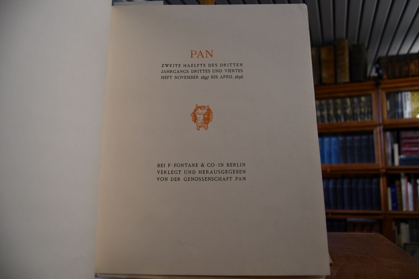 Pan. Dritter Jahrgang. Drittes Heft 1897.