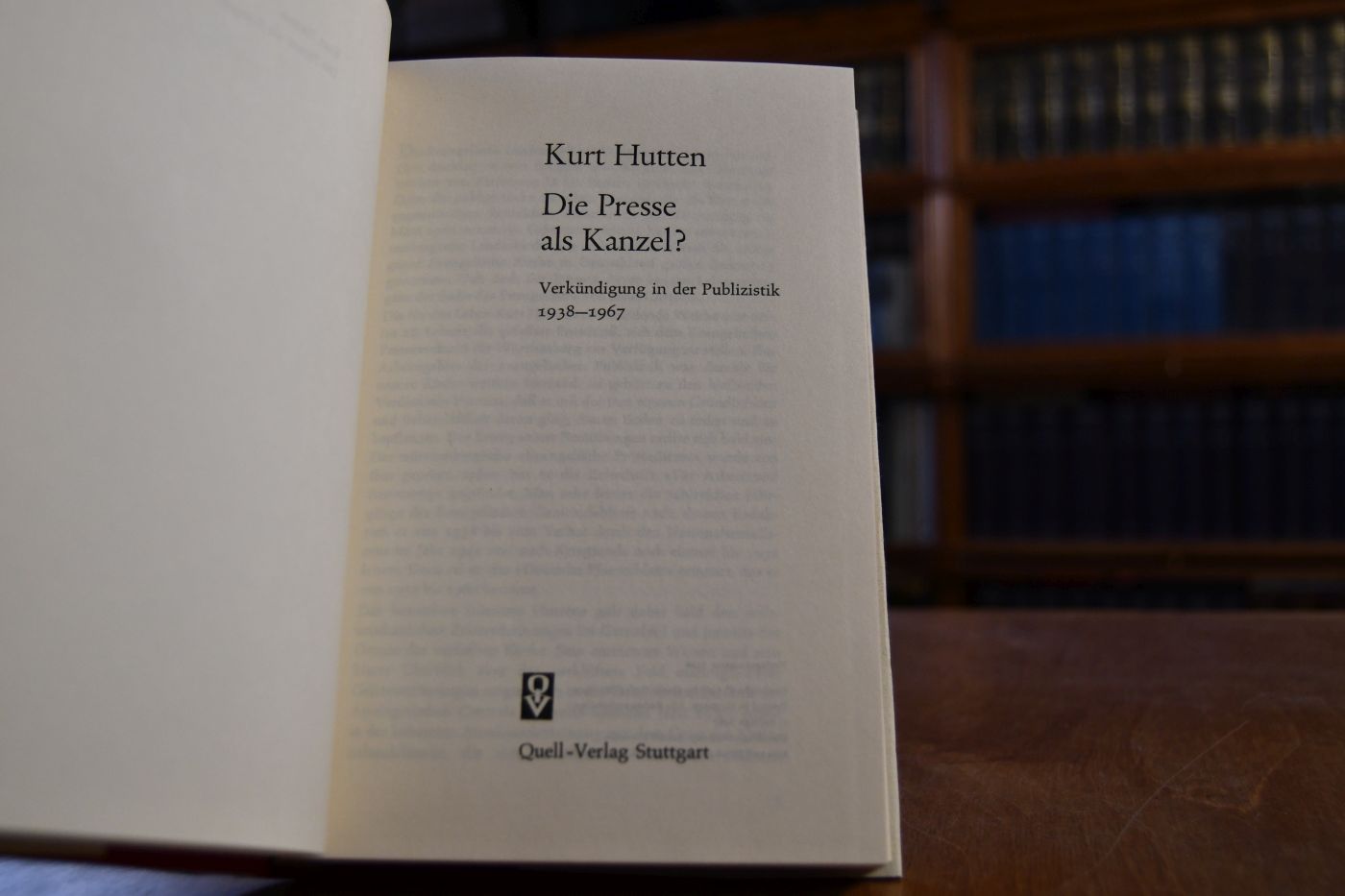 Die Presse als Kanzel? Verkündigung in der Publizistik 1938-1967.