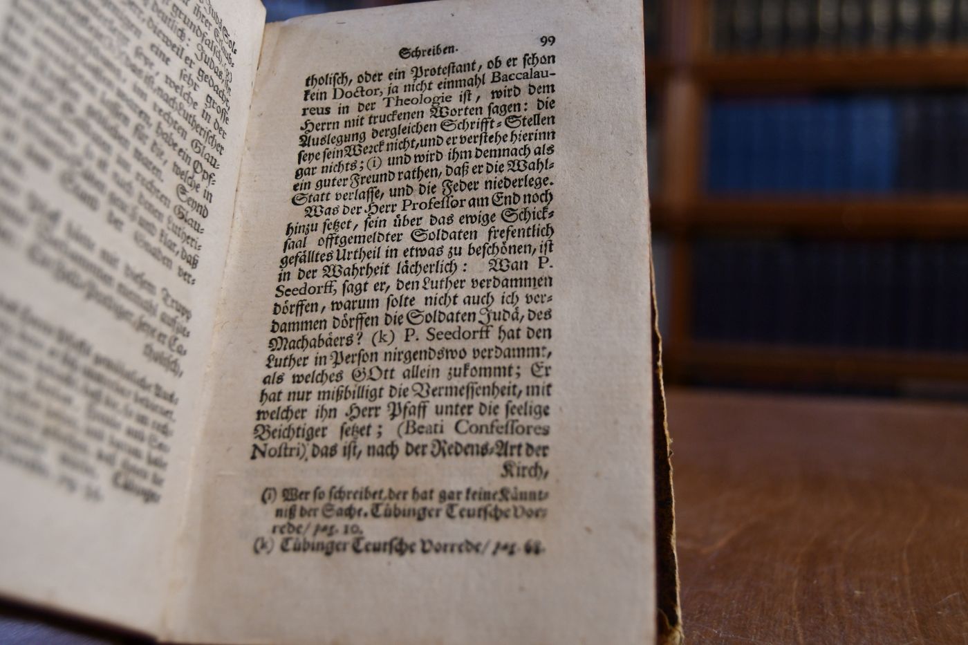Send-Schreiben An den Verfasser von einer teutschen Schrifft, Dero Titul ist Beantwortung der zwölf Briefe des Herrn P. Seedorfs, Sammt einer Widerlegung der Vorrede, Die er der zweyten frantzösischen Ausgabe seiner Briefe Wider den Hrn. Cantzler Pfaffen in Tübingen vorgesetzt. Beigegeben Zweytes Schreiben. Von der Vorred des Herrn Verfassers, die er eine Widerlegung nennet, von der Vorred, welche R.P. Seedorff der zweyten Frantzösischen Ausgab seiner Brieffen hat vorgesetzt. Send-Schreiben Eines Doctoris Theologiae Von der Hohen-Schul zu Ingolstadt An den Verfasser von einer teutschen Schrifft, dero Titul ist Beantwortung der zwölf Briefe des Herrn P. Seedorffs, Sammt einer Widerlegung der Vorrede, &c. Viertes Schreiben Von dem ersten Brieff aus der Beantwortung auf die zwölff Brieff des Herrn P. Seedorffs. Fünftes Schreiben Von dem ersten Brieff aus der Beantwortung auf die zwölff Brieff des H. Seedorffs.