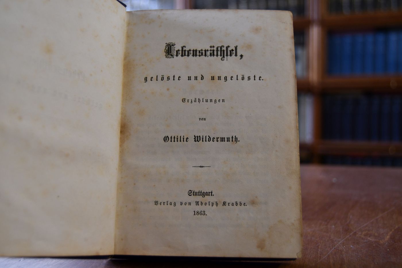 Lebensräthsel, gelöste und ungelöste. Erzählungen.