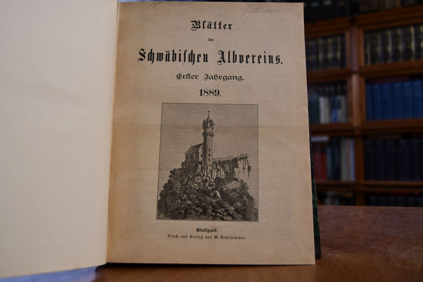 Blätter des Schwäbischen Albvereins. Jahrgang 1 - 53 (1889-1941); Jahrgang 55-75 (1949-1969).