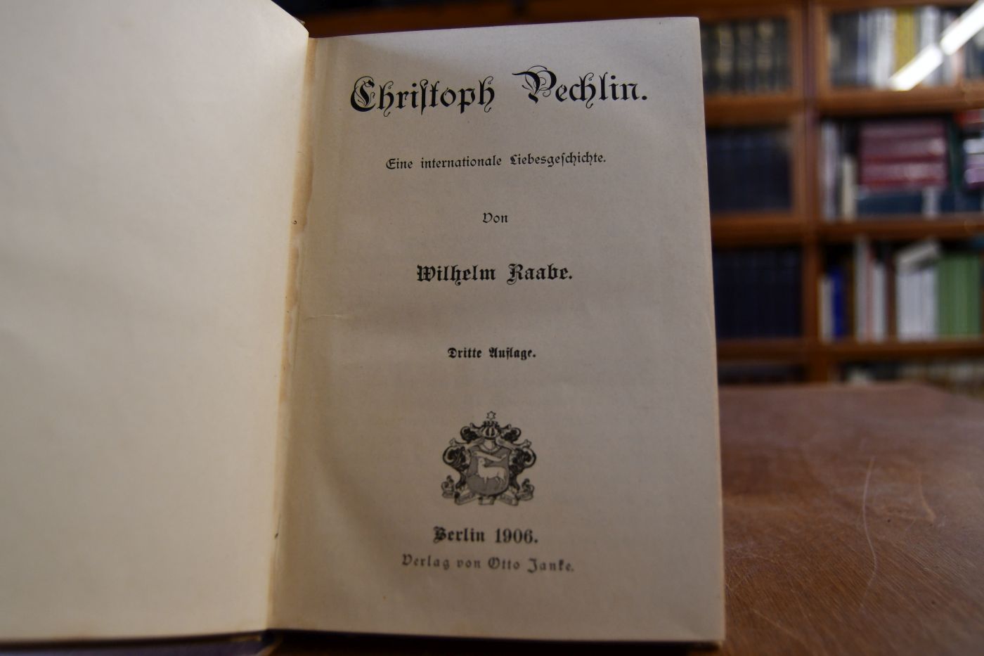 Christoph Pechlin. Eine internationale Liebesgeschichte.