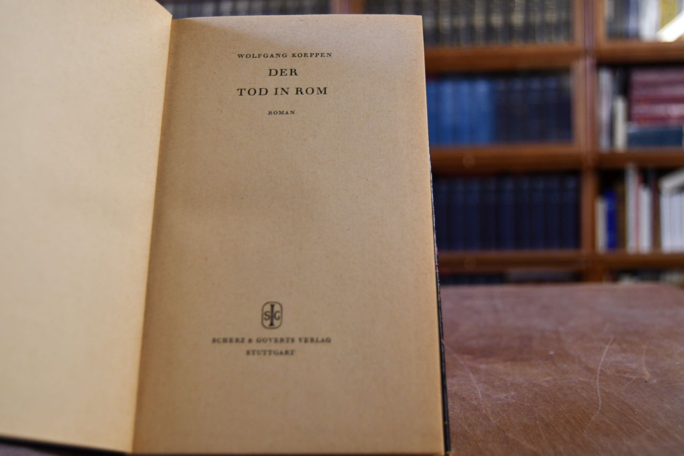 Der Tod in Rom. Roman.