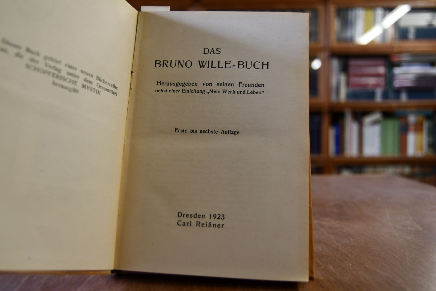 Das Bruno-Wille-Buch.
