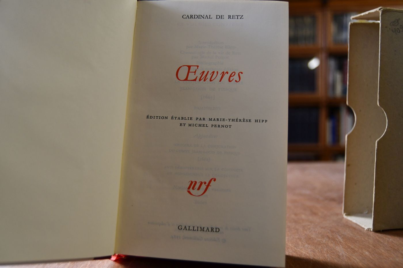 Oeuvres.