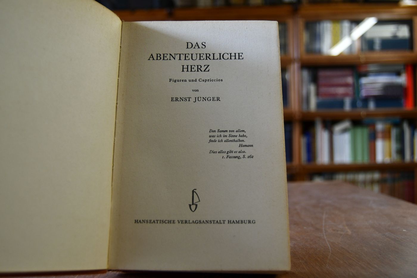 Das abenteuerliche Herz. Figuren und Capriccios. Zweite Fassung.
