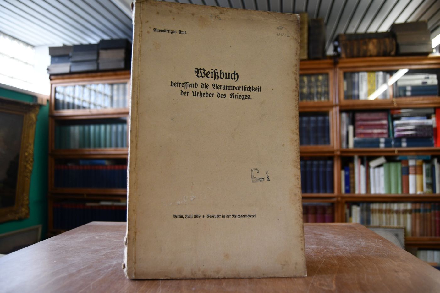 Weißbuch betreffend die Verantwortlichkeit der Urheber des Krieges.