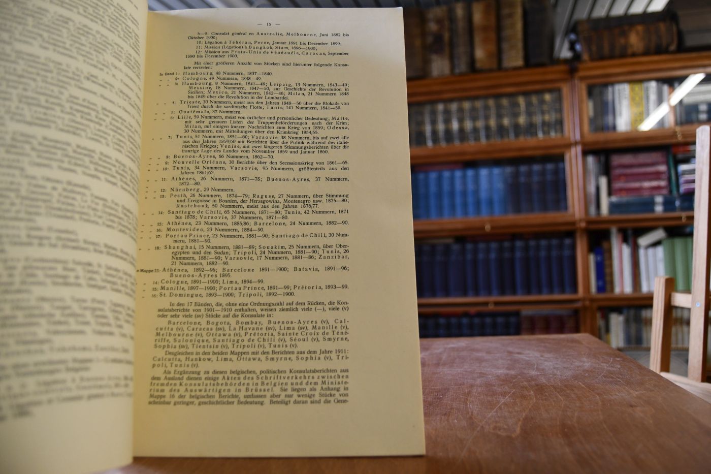 Die belgischen Gesandtschaftsberichte. Nebst einer Uebersicht über die wichtigsten Bestände an politischen Aktenstücken im Archiv des Ministeriums der auswärtigen Angelegenheiten in Brüssel.