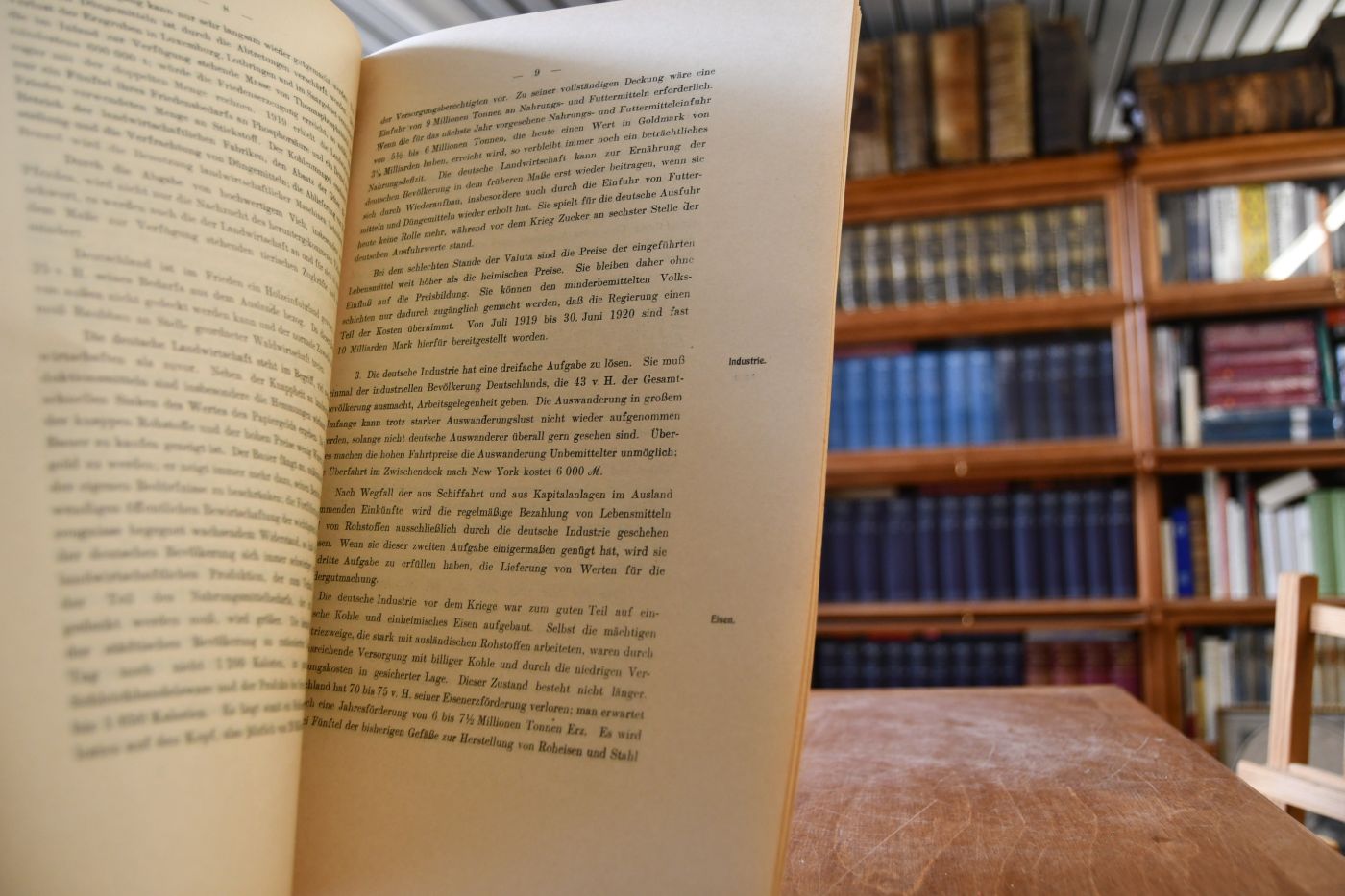 Denkschrift über die Zahlungsfähigkeit Deutschlands für die Wiedergutmachung.