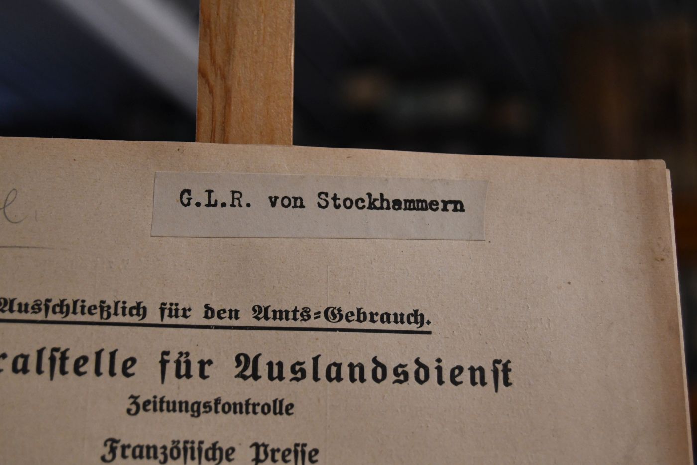 Zentralstelle für Auslandsdienst, Zeitungskontrolle. 1916, Französische Presse Erste Hälfte Nr. 1-26 + Zweite Hälfte Nr. 27-52. Register.