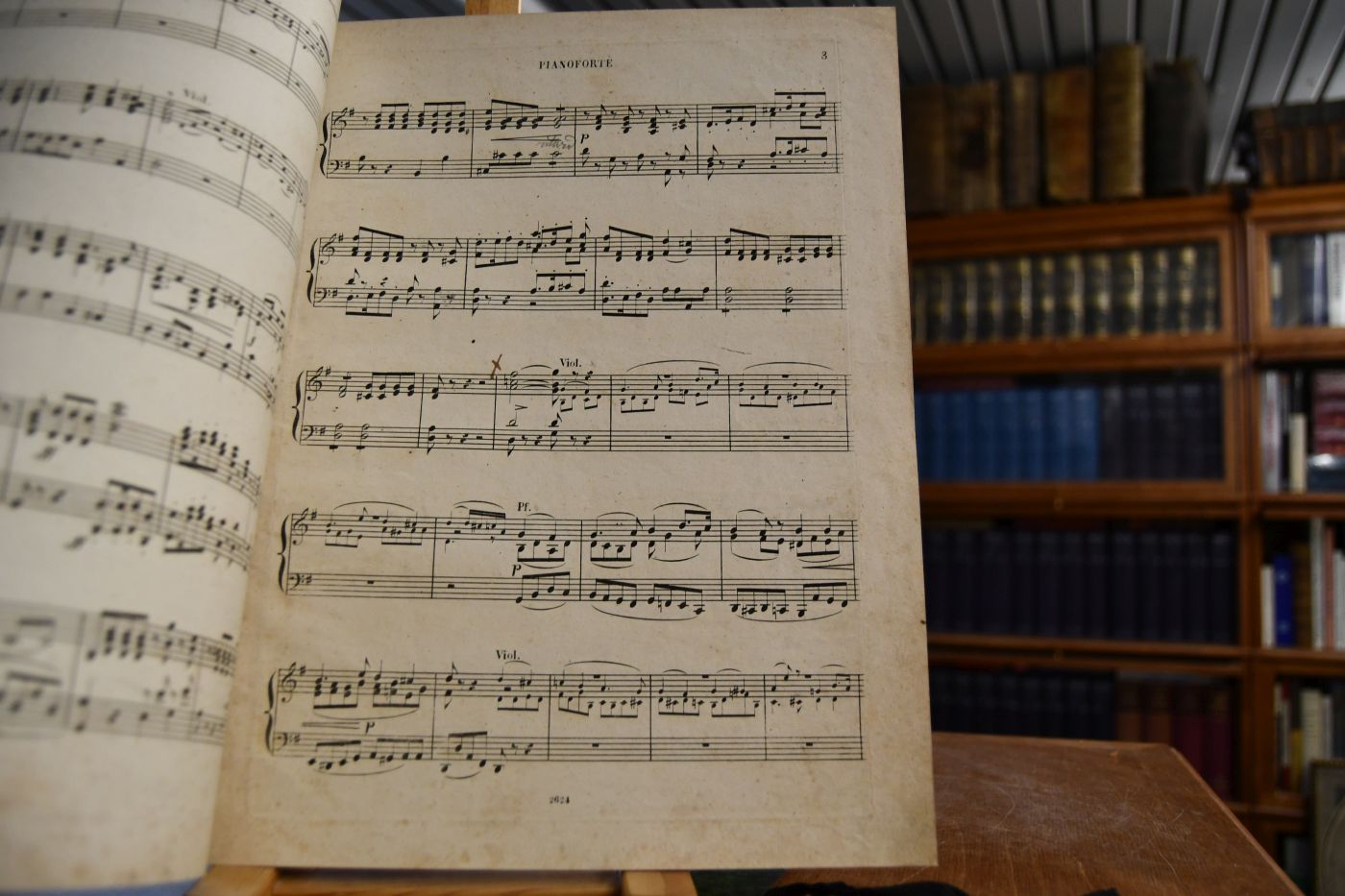 Romance pour le Violon avec accompagnement d`Orchestre ou de Pianoforte composee par L. van Beethoven. Oeuvre 40. Pr. av. Pste 12 1/2 Ngr.